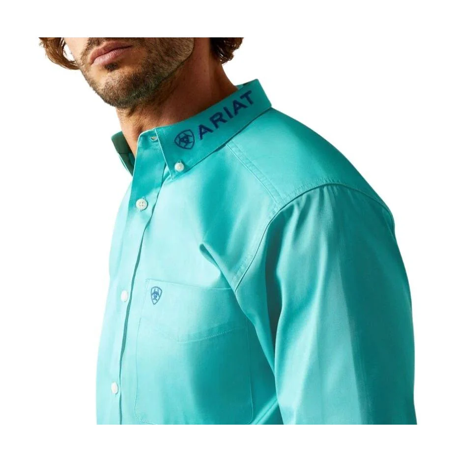 Ariat Men's Team Logo Twill LS Shirt - Assorted Colors - Image 5