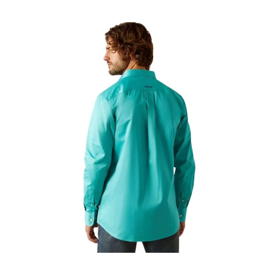 Ariat Men's Team Logo Twill LS Shirt - Assorted Colors - Image 6