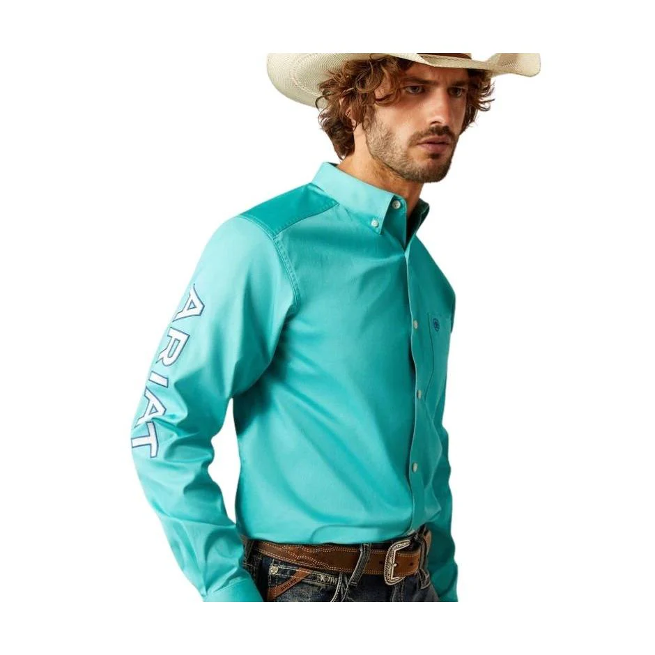 Ariat Men's Team Logo Twill LS Shirt - Assorted Colors - Image 7