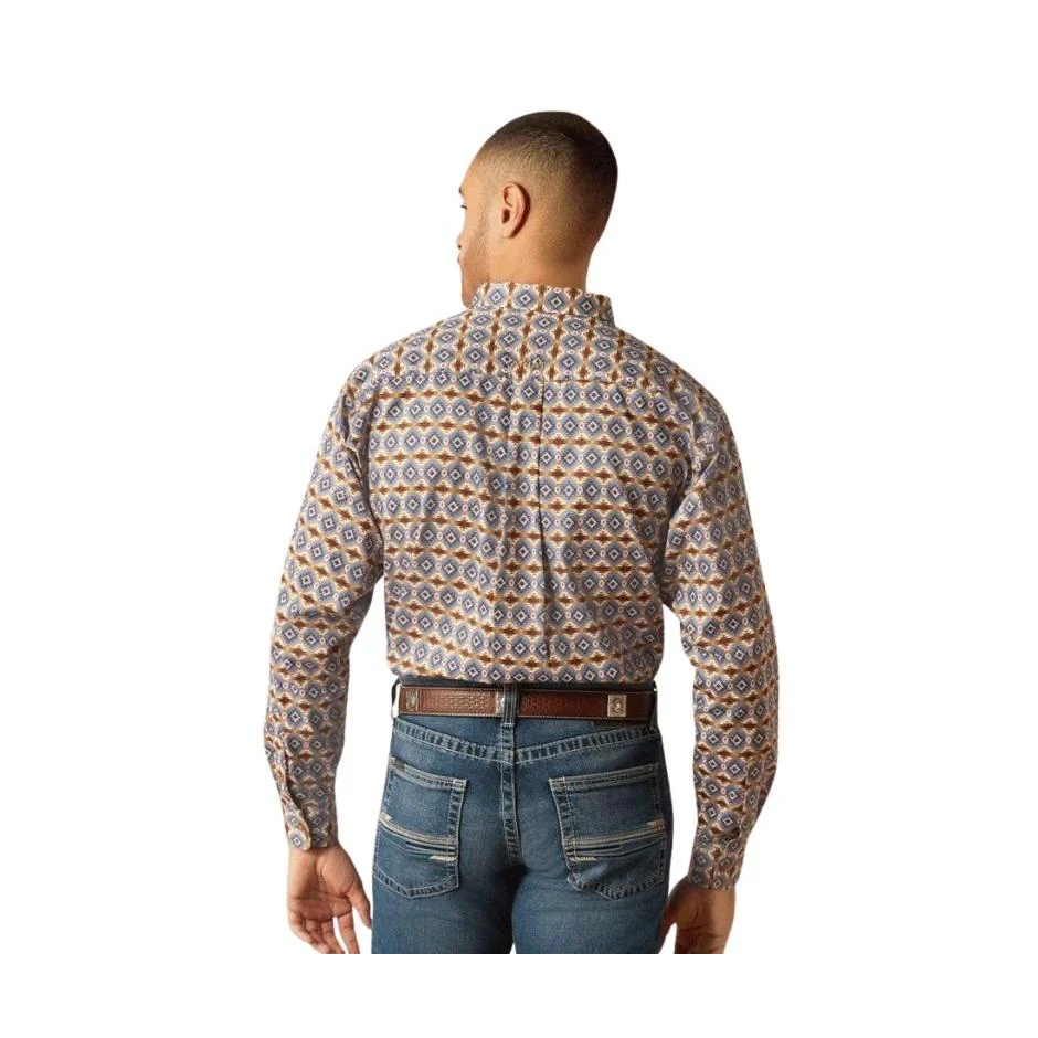 Ariat Men's Tennessee Classic Fit Long Sleeve Shirt - Blue - Image 2