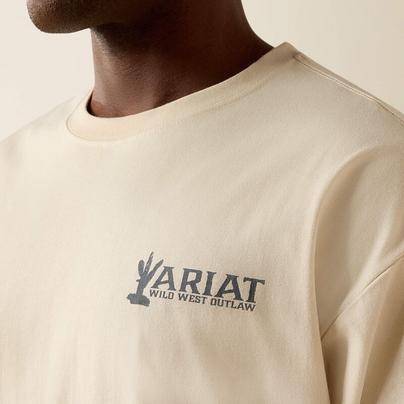Ariat Men's The Wicked Boxy Tee Shirt - Sandshell - Image 2
