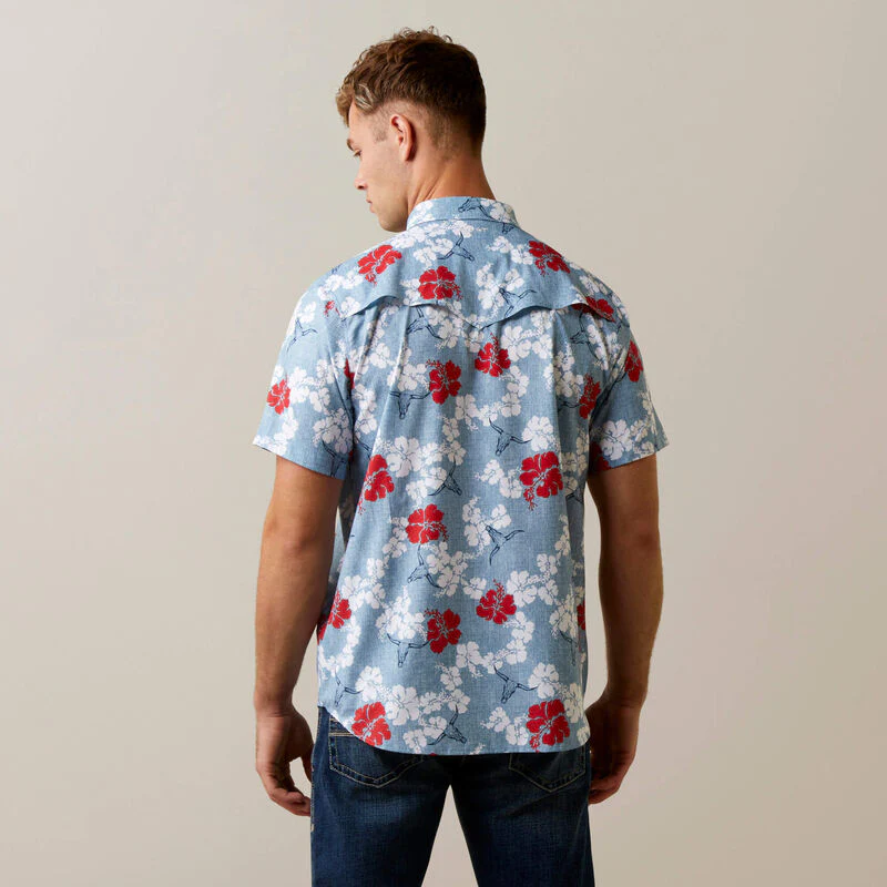 Ariat Men's Venttek Western Aloha Fitted Shirt - Image 2