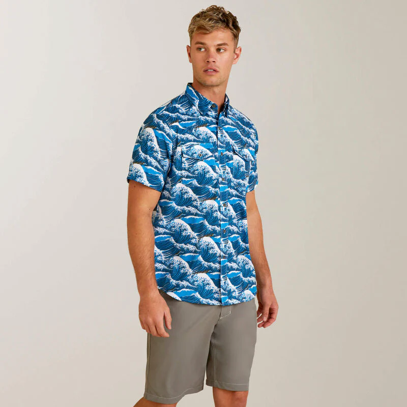Ariat Men's Venttek Western Aloha Fitted Shirt - Image 5