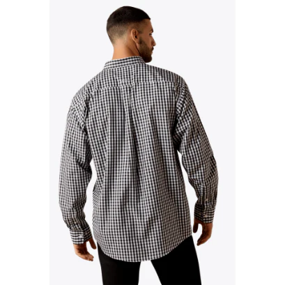 Ariat Men's WF Langston Long Sleeve Shirt - Black Plaid