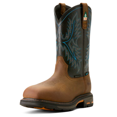 Ariat Men's Work Hog CSA Waterproof Composite Toe Work Boot - Tumbled Bark