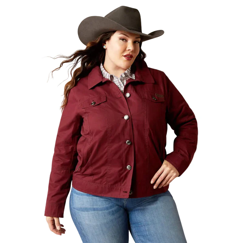 Ariat Women's Grizzly Rancher Jacket- Tawny Port - Image 2