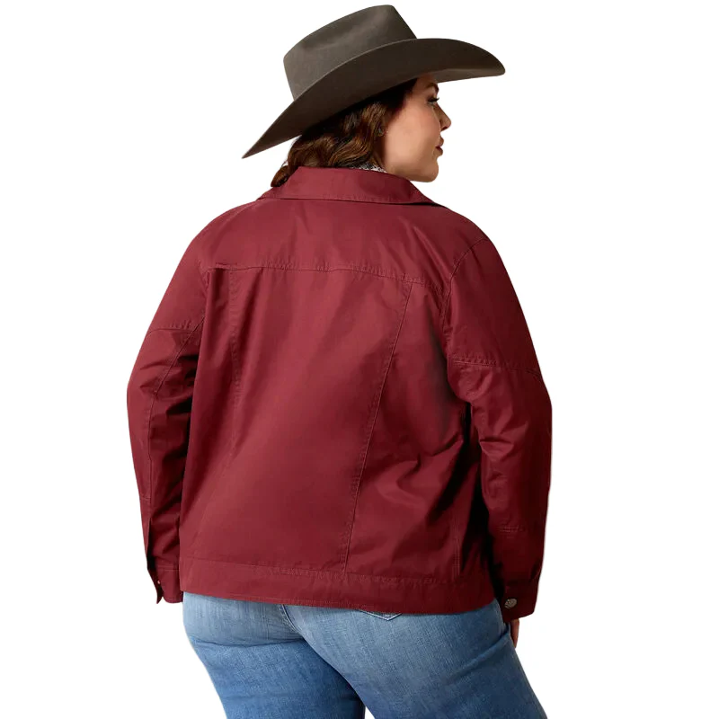 Ariat Women's Grizzly Rancher Jacket- Tawny Port - Image 4