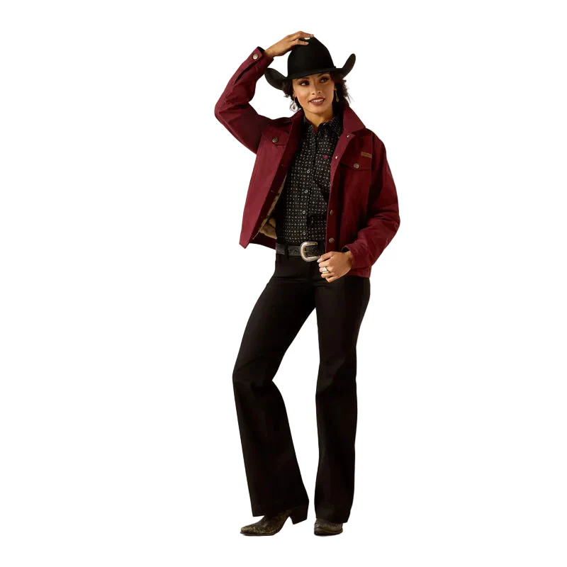 Ariat Women's Grizzly Rancher Jacket- Tawny Port - Image 5