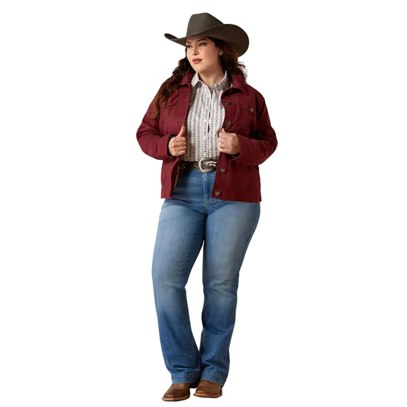 Ariat Women's Grizzly Rancher Jacket- Tawny Port - Image 6