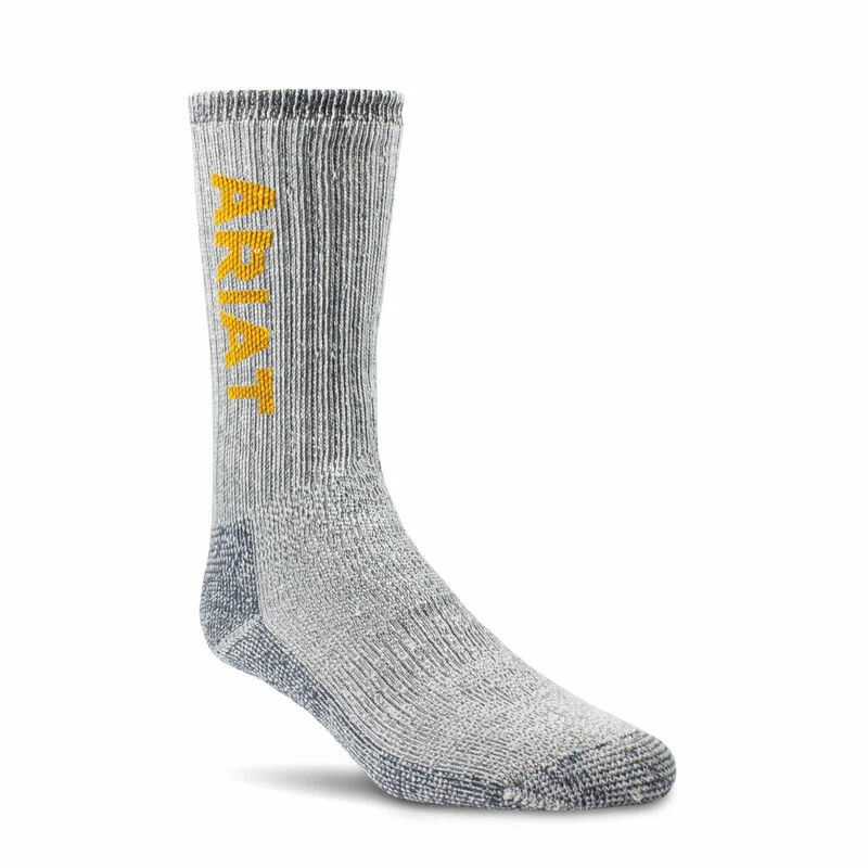 Ariat Thermal Wool Blend Crew Socks - 2pck