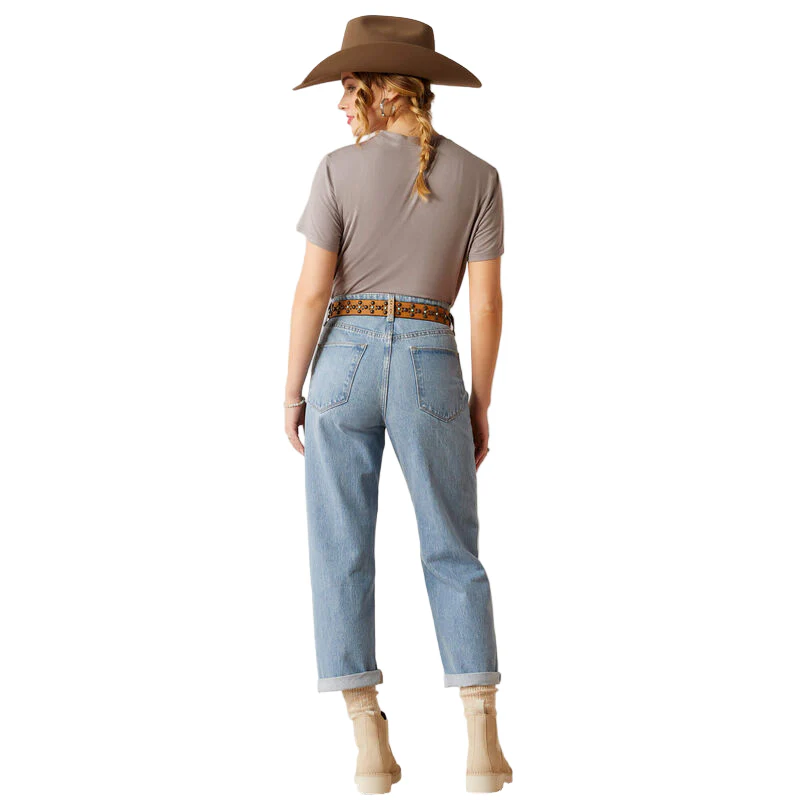 Ariat Ultra High Rise Tomboy Straight Leg Jeans - Concord - Image 2