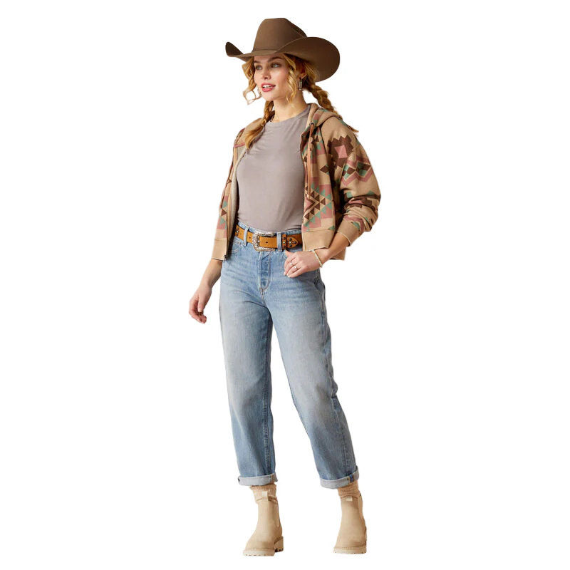 Ariat Ultra High Rise Tomboy Straight Leg Jeans - Concord - Image 3