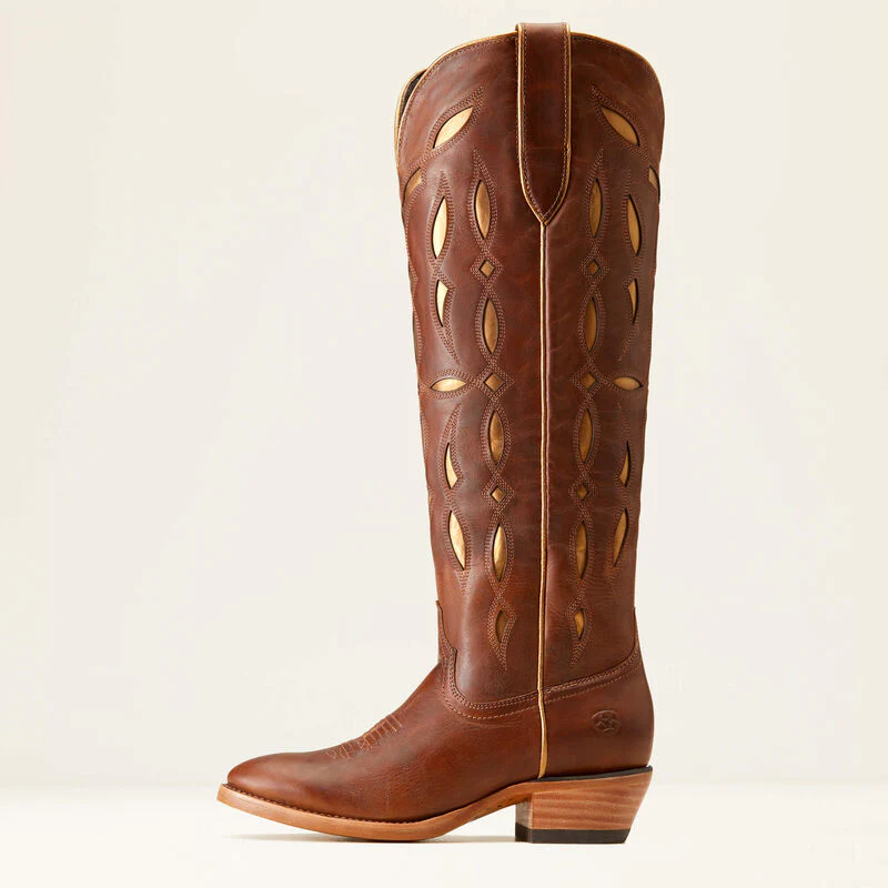 Ariat Women's Saylor StretchFit Western Boots - Chic Brown - Image 2