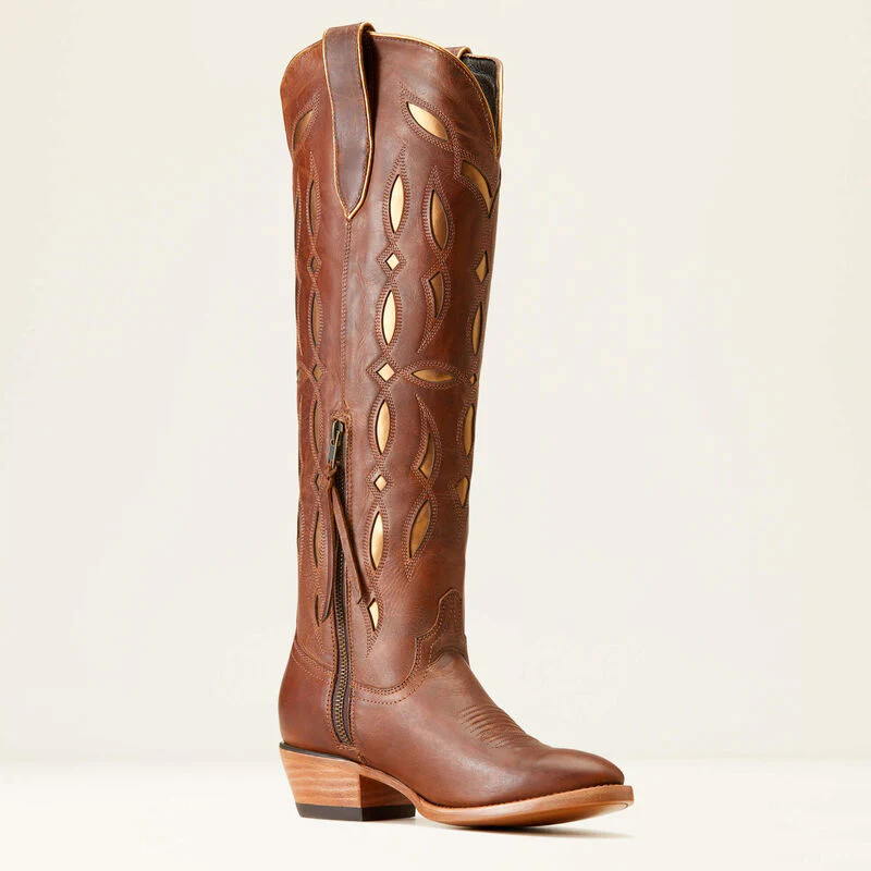 Ariat Women's Saylor StretchFit Western Boots - Chic Brown - Image 6