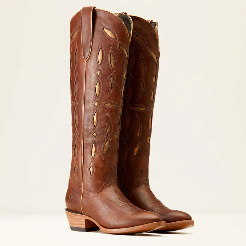 Ariat Women's Saylor StretchFit Western Boots - Chic Brown - Image 7