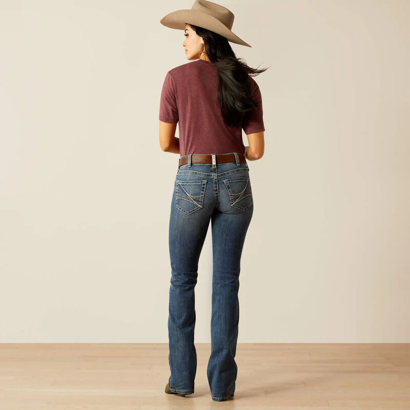 Ariat Women's Mid Rise Amora Boot Cut Jeans - Toronto - Image 2
