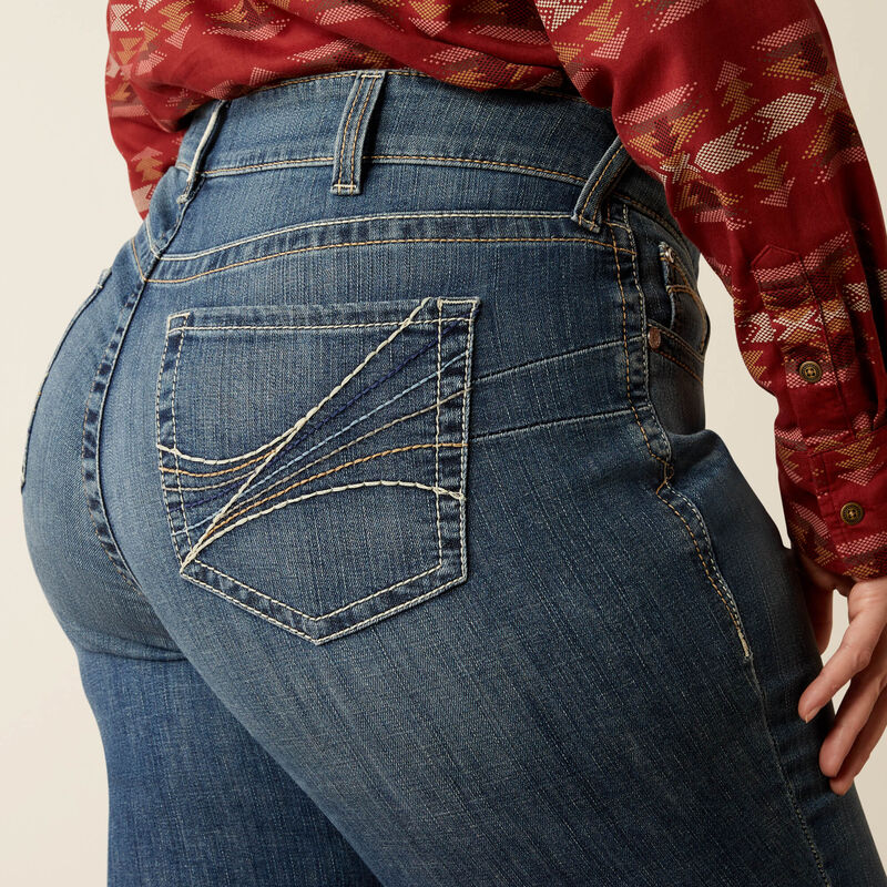Ariat Women's Mid Rise Amora Boot Cut Jeans - Toronto - Image 5