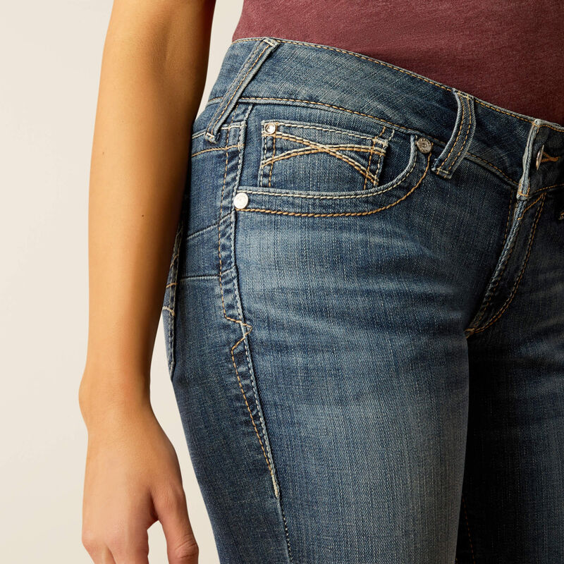 Ariat Women's Mid Rise Amora Boot Cut Jeans - Toronto - Image 6