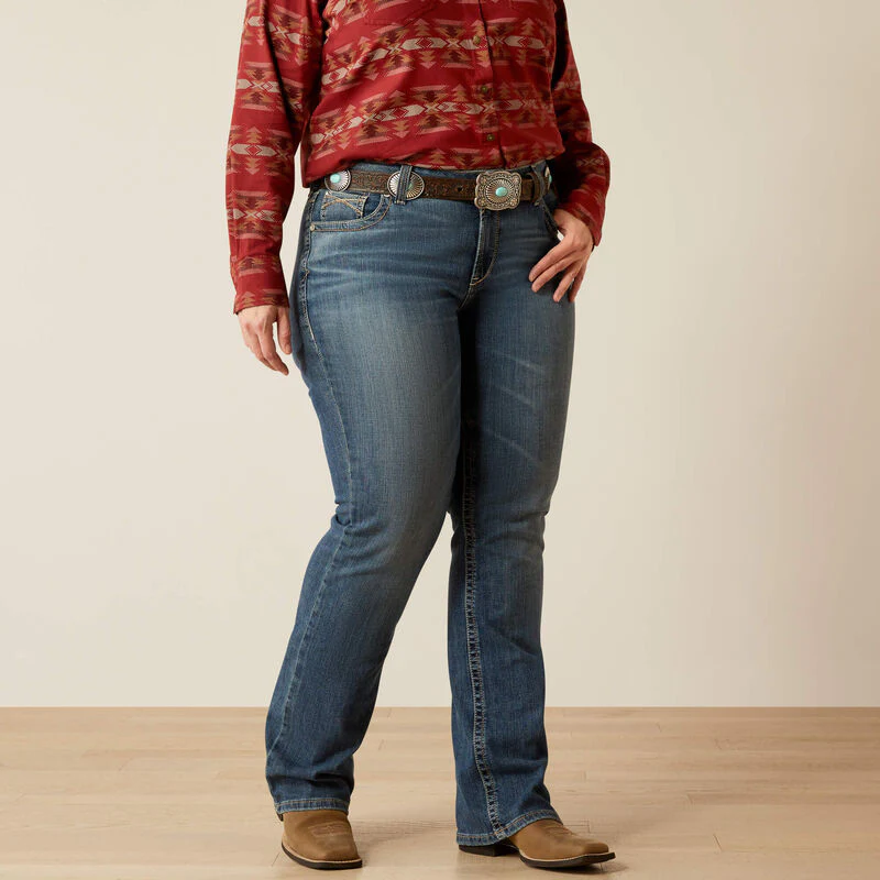 Ariat Women's Mid Rise Amora Boot Cut Jeans - Toronto - Image 7