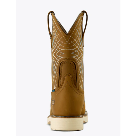 Ariat Women's Activator CSA H20 Wide Square Toe Steel Toe Work Boot- Dusted Brown - Image 2
