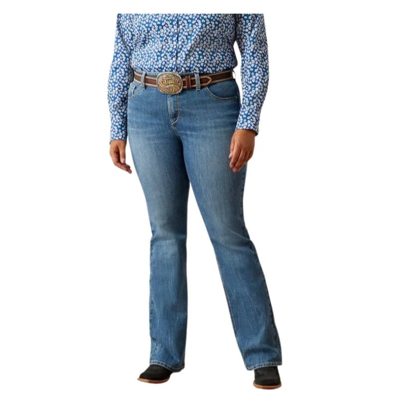 Ariat Women's Perfect Rise Naz Boot Cut Jean- Crete - Image 2