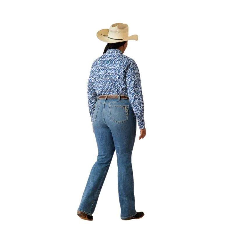 Ariat Women's Perfect Rise Naz Boot Cut Jean- Crete - Image 4