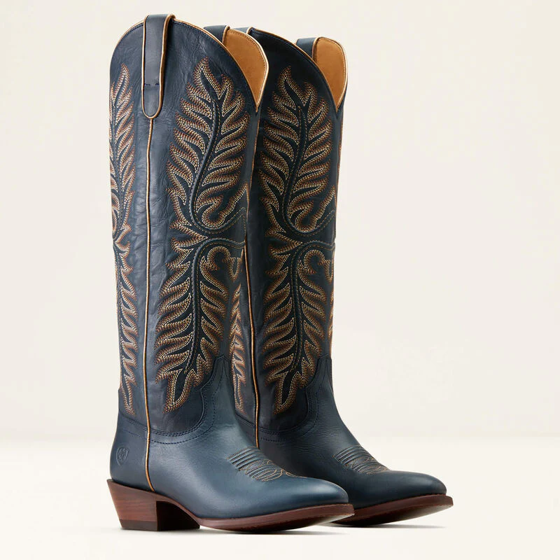 Ariat Women's Bella Stretchfit Western Boots - Nautical Navy - Image 7