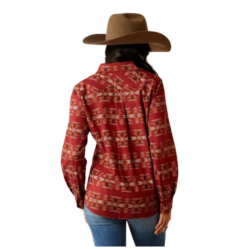 Ariat Women's Billie Jean Long Sleeve Shirt- Sadie Southwest Print - Image 3
