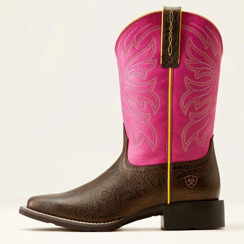 Ariat Women's Buckley Western Boots - Bronze Age/Blushing Pink - Image 2