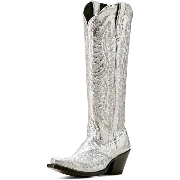 Ariat Women's Casanova Western Boot - Silver Shine - Image 4
