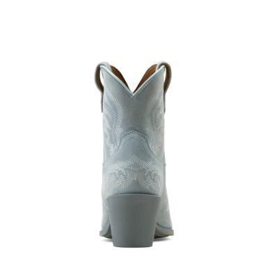 Ariat Women's Chandler Western Boots - Baby Blue Jean Suede - Image 2