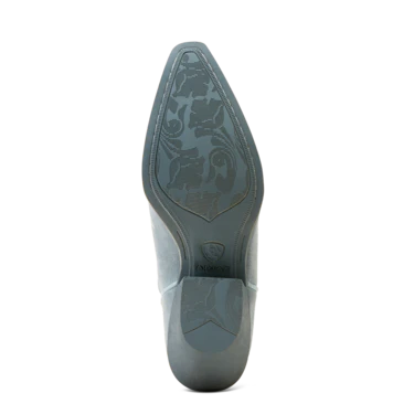 Ariat Women's Chandler Western Boots - Baby Blue Jean Suede - Image 4