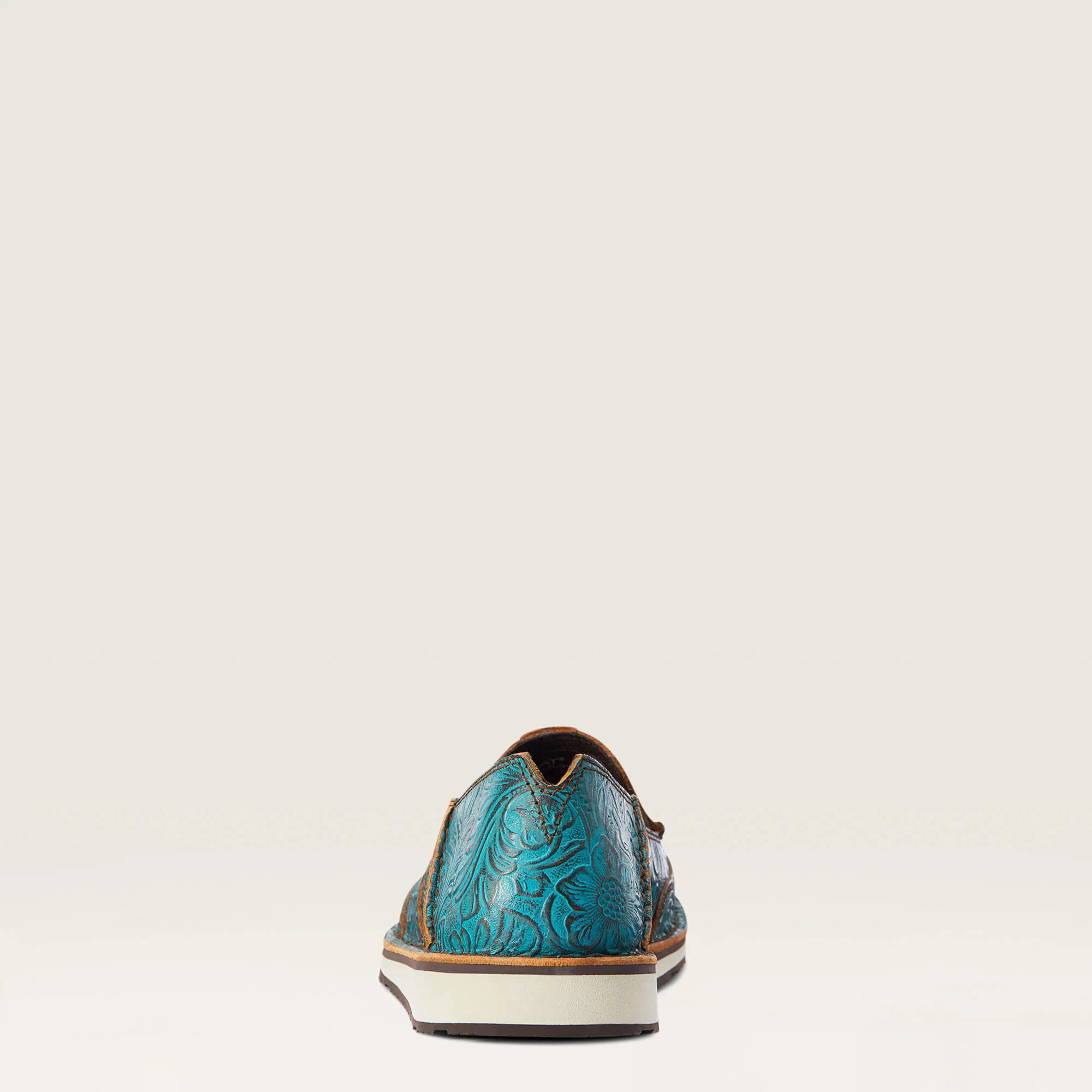 Ariat Women's Cruiser Shoes - Brushed Turquoise Floral Embossed - Image 5