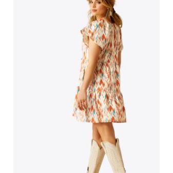 Ariat Women's Delilah Dress- Painted Watercolor - Image 2