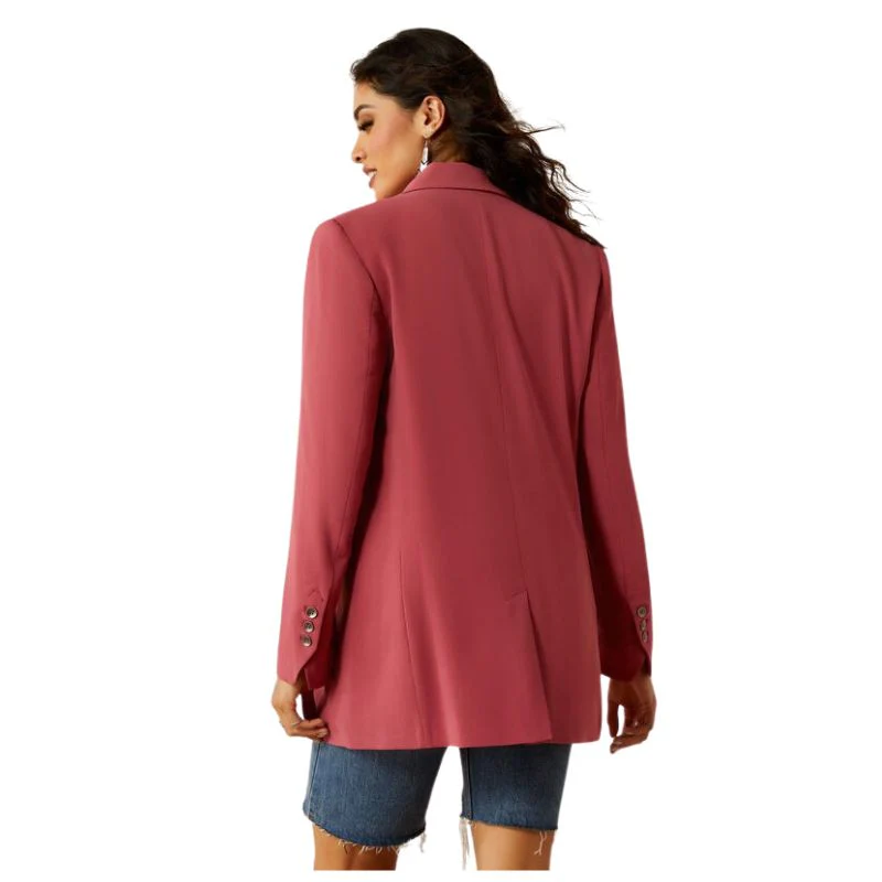 Ariat Women's Ella Blazer- Dry Rose - Image 3