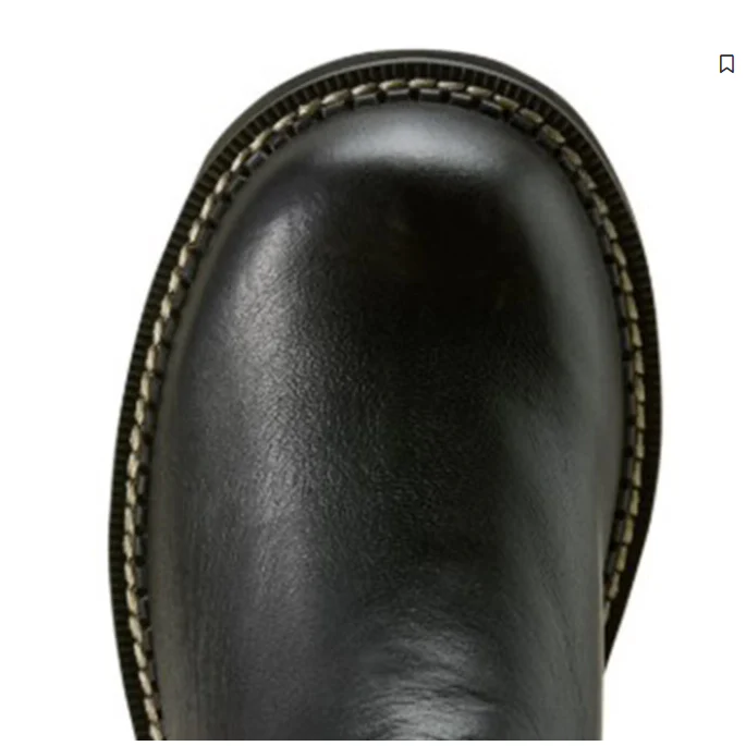 Ariat Women's Fatbaby Chelsea Harness Western Boot- Black Deertan - Image 3