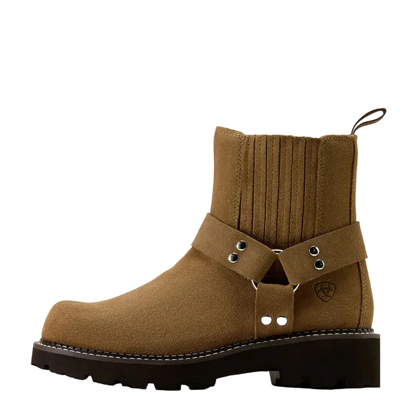 Ariat Women's Fatbaby Chelsea Harness Western Boot- Tan - Image 3