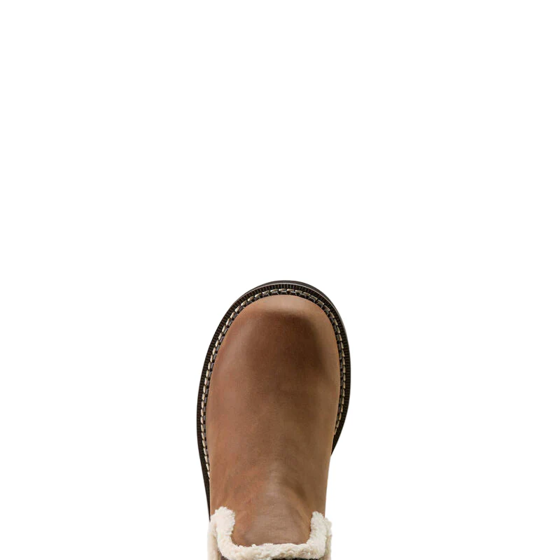 Ariat Women's Fatbaby Chelsea Western Boot- Distressed Brown Cream - Image 3