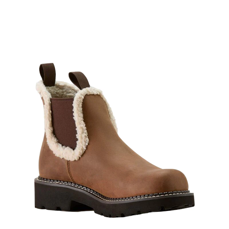Ariat Women's Fatbaby Chelsea Western Boot- Distressed Brown Cream - Image 5