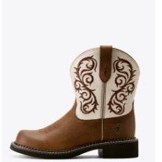 Ariat Women's Fatbaby Heritage Lilah Western Boot- Chocolate Chip - Image 3