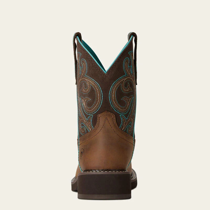 Ariat Women's Fatbaby Heritage Western Boots - Distressed Brown/Fudge - Image 2