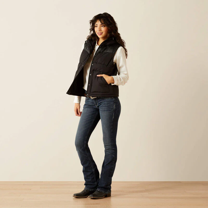 Ariat Women's Frontier Puffer Vest - Multiple Colours - Image 6