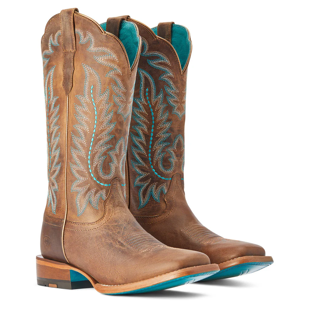 Ariat Women's Frontier Tilly - Rodeo Tan Western Boots - Image 7