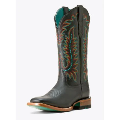 Ariat Women's Frontier Tilly Western Boot- Obsidian - Image 2
