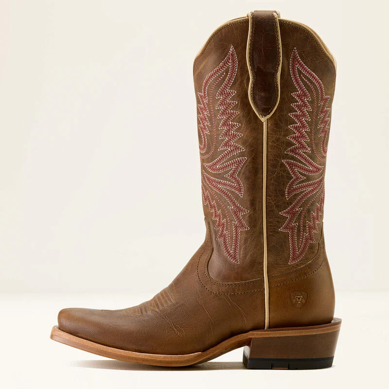 Ariat Women's Futurity Flash K Toe Western Boot-Totally Tan - Image 2