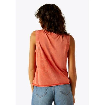 Ariat Women's Desert Club Tank- Chili - Image 2