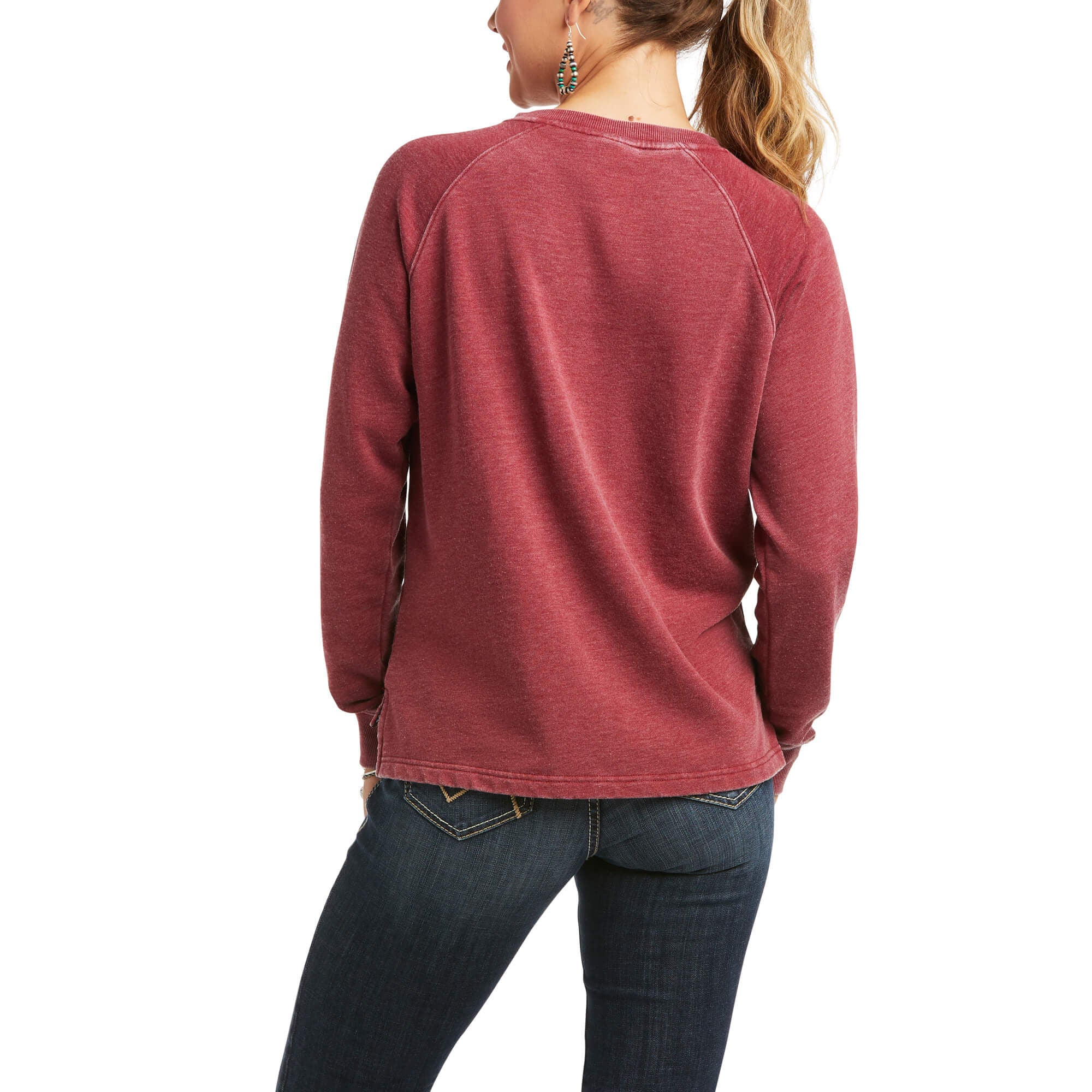 Ariat Women's Going Home LS Rhubarb - Image 2