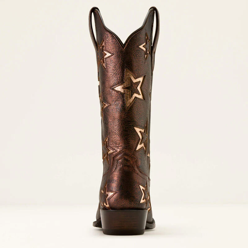 Ariat Women's Hazen Star X Toe Western Boot- Bronze Dream - Image 3