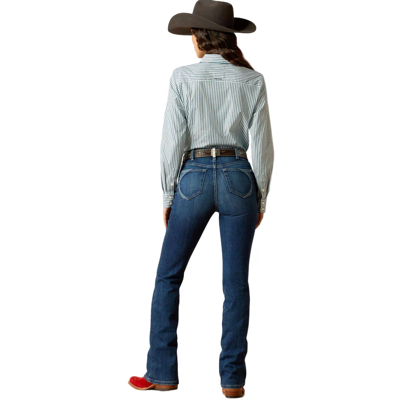 **Ariat Women's High Rise Boot Cut Jeans - Portland - Image 2