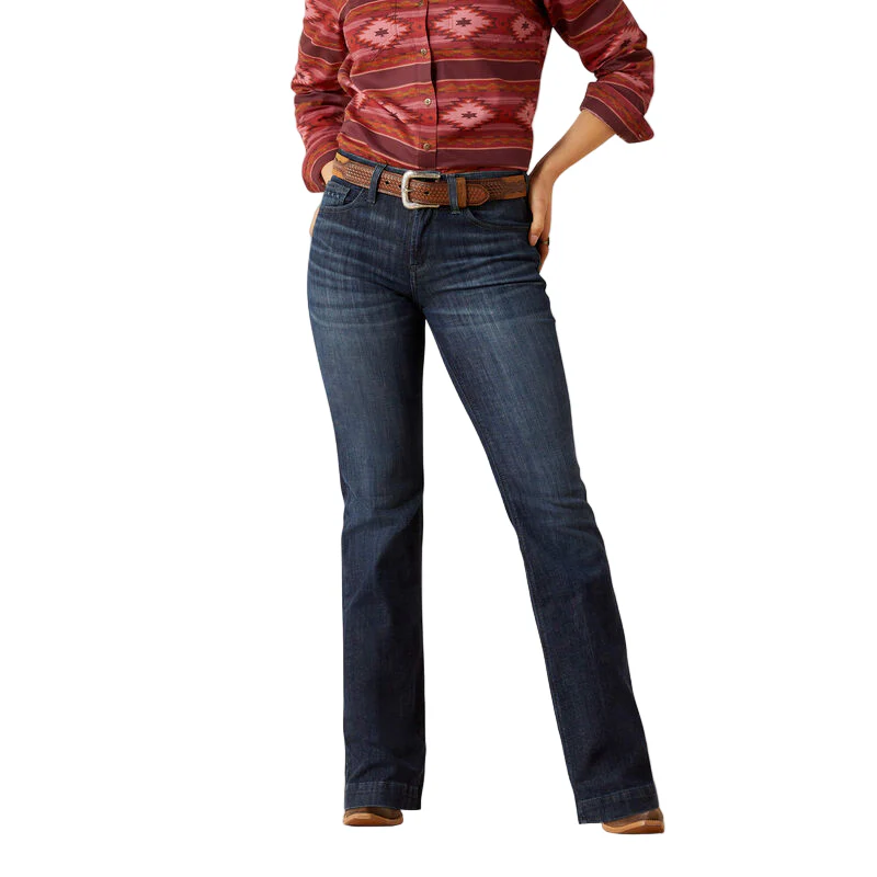 **Ariat Women's High Rise Frazey Slim Trouser Jean - Florida